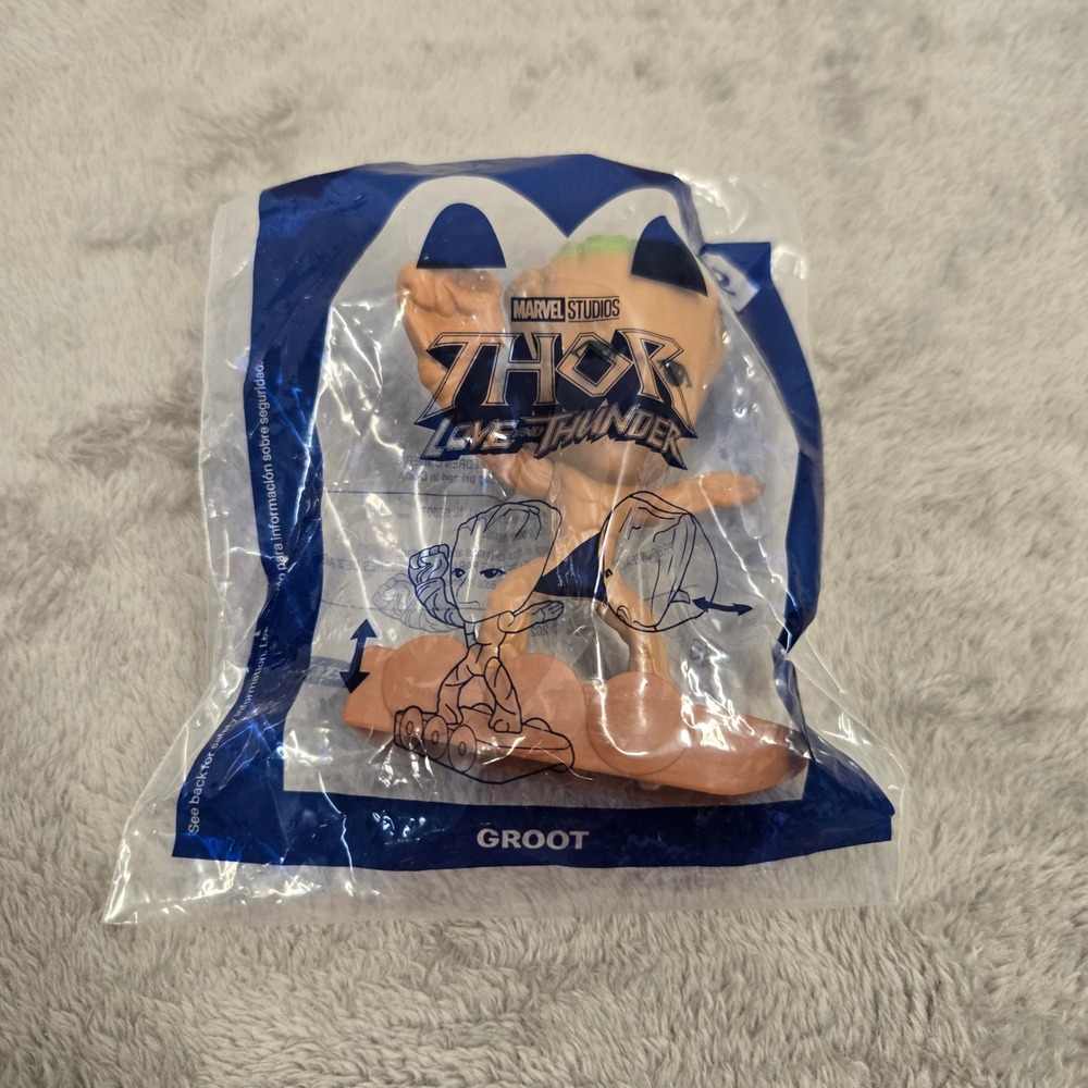 McDonalds Marvel Thor Love and Thunder Groot Happy Meal Toy 2022 Sealed